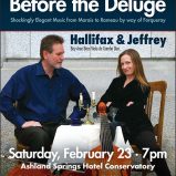 Hallifax & Jeffrey - Concert: Before the Deluge