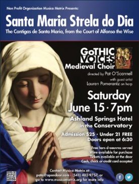 Concert - Santa Maria, Strela do Dia