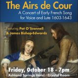 Concert: The Airs de Cour - Oct 18, 2019