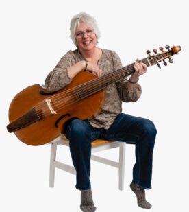 Pat O’Scannell with viola de gamba