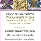 The Queens Noyse Concert Flyer