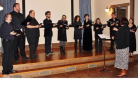 Gothic Voices Medieval Choir in rehearsal