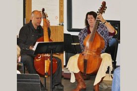 Pat O’Scannell and Michal Palzewicz on Seven String French Baroque Bass Viols